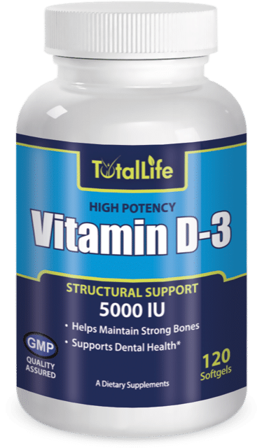 TotalLife Vitamin D-3, 5000 IU